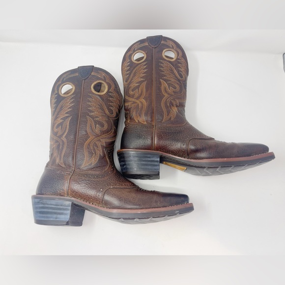 Arita heritage roughstock brown roper western cowboy boot #1000227 men’s 8.5D - Picture 6 of 13